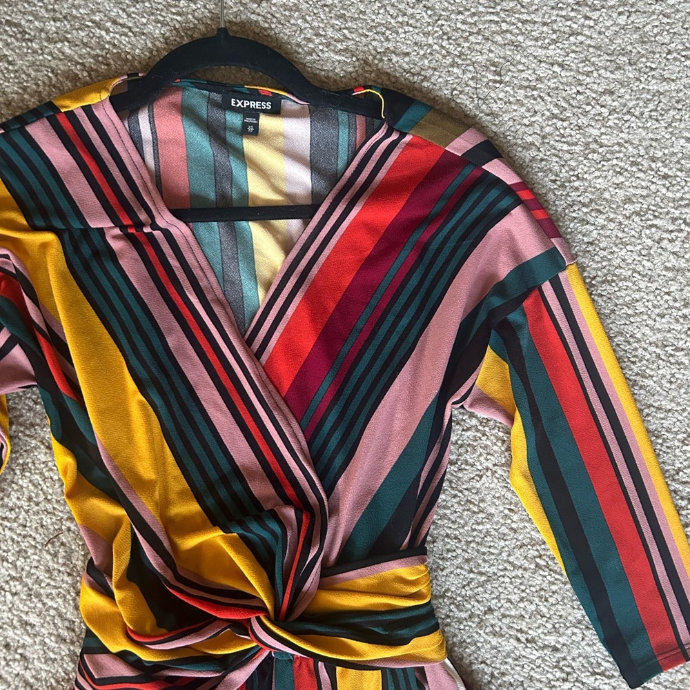 Express Striped Jumpsuit